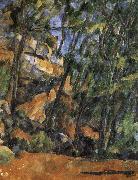 Paul Cezanne, of the stones and park tree